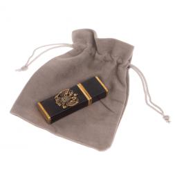 Флешка из черного обсидиана "Герб РФ" на 16 гб