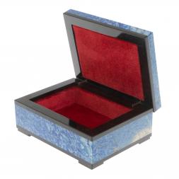 Шкатулка из лазурита 10,5х8х4,5 см