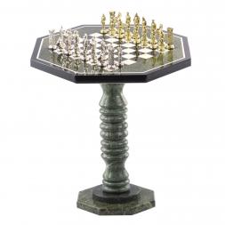 Шахматы "Великая Отечественная война" из змеевика