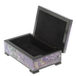 Шкатулка из чароита 11х7х4 см