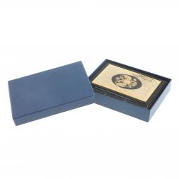 Ежедневник "Держава" А6 обложка из черной кожи Златоуст