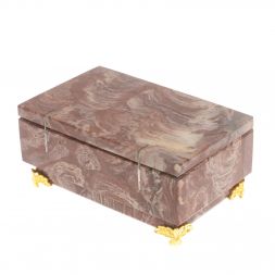 Шкатулка из лемезита 11,5х7х5 см