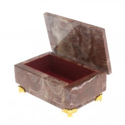 Шкатулка из лемезита 11,5х7х5 см