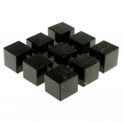 Камни для виски набор 9 кубиков черный змеевик