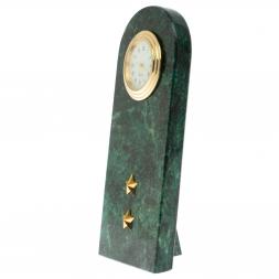 Часы сувенирные "Погон-прапорщик МВД" из змеевика