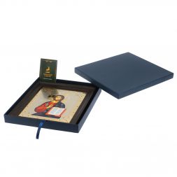 Икона гравюра "Спаситель" 24,5х28,5 см Златоуст