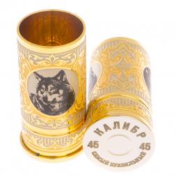 Набор из двух стопок "Волк" 40 мл Златоуст