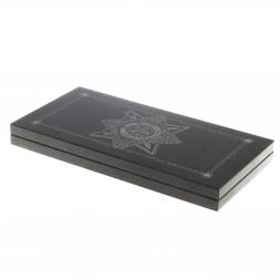 Нарды с гравировкой "Отечественная война" из камня гранит