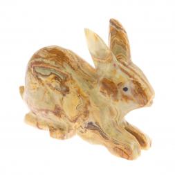 Сувенир "Заяц" из оникса 14,5х4х12 см (6)