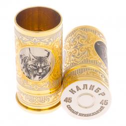 Набор из двух стопок "Рысь" 40 мл Златоуст