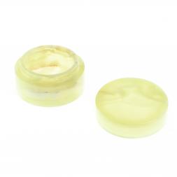 Шкатулка "Пудреница" из зеленого оникса 7,5х7,5х4,5 см (3)