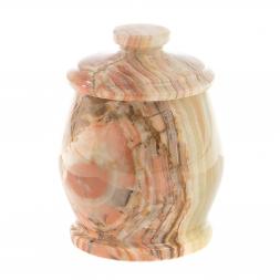 Сахарница из оникса 7х9,5 см 160 мл (3х4)