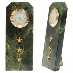 Часы погон "Старший прапорщик ВС" из змеевика