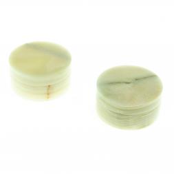 Шкатулка "Пудреница" камень зеленый оникс 10х10х5 см (4)