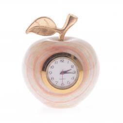 Часы сувенирные «Яблоко» из натурального оникса 5×6 см (2)