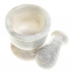 Мраморная ступка с пестиком 7,5х7,5 см (3)