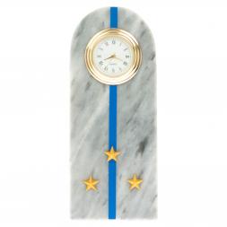 Часы-погон "Старший лейтенант МЮ" камень мрамор