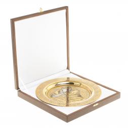 Тарелка с гравюрой "Лось" 22,5 см Златоуст