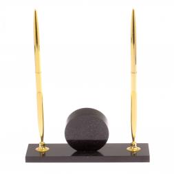 Часы с двумя ручками камень чароит