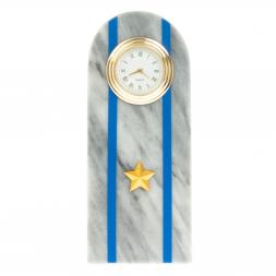 Часы-погон "Майор МЮ" камень мрамор