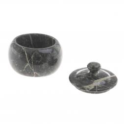 Сахарница камень змеевик 9х8 см