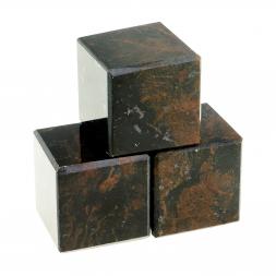 Кубик камень офиокальцит 22 мм