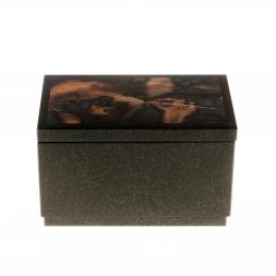 Шкатулка из яшмы 10х6,5х6 см