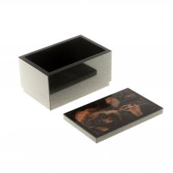 Шкатулка из яшмы 10х6,5х6 см