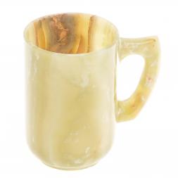 Пивная кружка из оникса 8,5х12,5 см 340 мл (3,5х5)