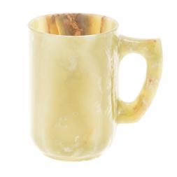 Пивная кружка из оникса 8,5х12,5 см 340 мл (3,5х5)