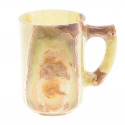 Пивная кружка из оникса 8,5х12,5 см 340 мл (3,5х5)