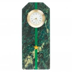 Часы-погон "Младший лейтенант прокуратуры РФ" камень змеевик