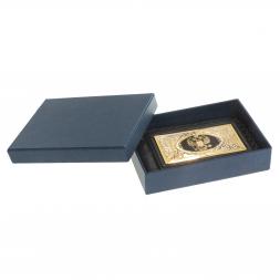 Визитница "Держава" из натуральной кожи с гравюрой Златоуст