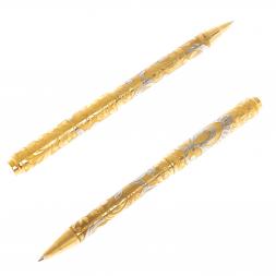 Подарочный набор "Георгий Победоносец" ежедневник и ручка с гравюрой Златоуст