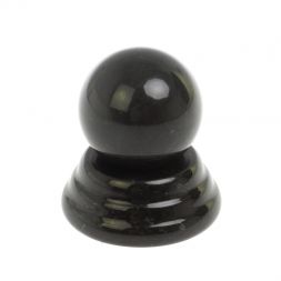 Шар 4 см на подставке из черного змеевика 5х5 см