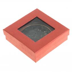 Зеркало круглое из камня серафинит цвет золото