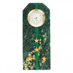 Часы-погон "Капитан прокуратуры РФ" камень змеевик