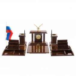 Письменный набор &amp;quot;Горный орел&amp;quot; камень обсидиан