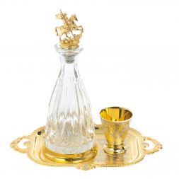 Водочный набор "Георгий Победоносец" Златоуст