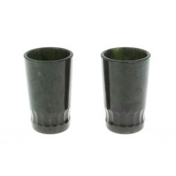 Набор стопок из нефрита "Грани" для текилы 4,5х4,5х7,5 см