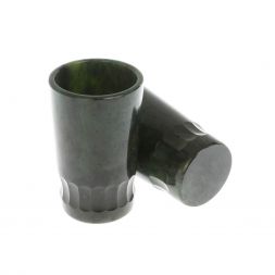 Набор стопок из нефрита "Грани" для текилы 4,5х4,5х7,5 см