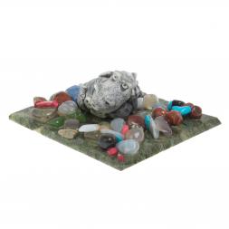 Сувенир "Дракон лежит" из мрамолита