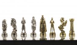Шахматы "Рыцари" 28х28 см из мрамора