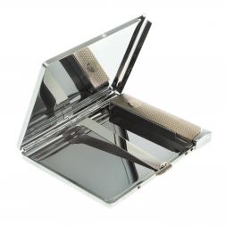 Портсигар на 10 сигарет с зажигалкой камень желтый апатит