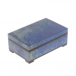 Шкатулка из афганского лазурита 12х8х4,5 см