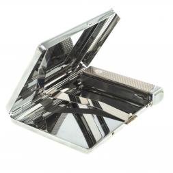 Портсигар на 20 сигарет с зажигалкой камень желтый апатит