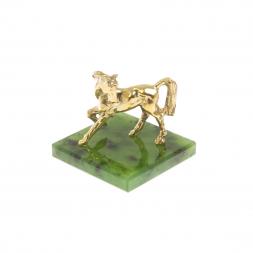 Статуэтка "Лошадка" на нефрите 3,5х3,5х3,5 см
