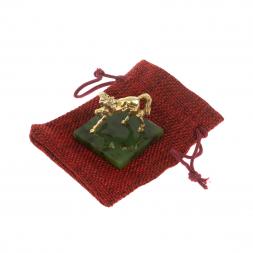 Статуэтка "Лошадка" на нефрите 3,5х3,5х3,5 см