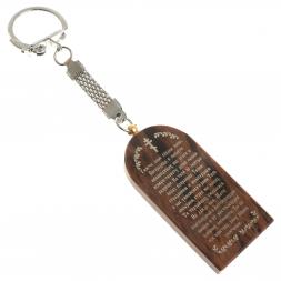 Брелок-оберег арка с молитвой "Умягчение злых сердец" камень обсидиан