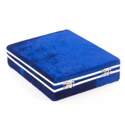 Набор подарочных рюмок 50 мл на ножке 6 шт камень оникс 5х9,5 см в футляре (2х4)